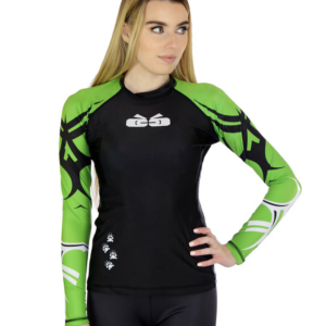 Rash Guard Mat Monster Green and Black