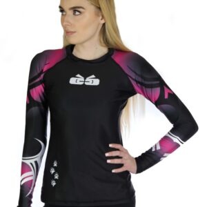 Rash Guard Mat Monster Fuchsia and Black