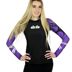 Mat Monster Purple and Black Rash Guard